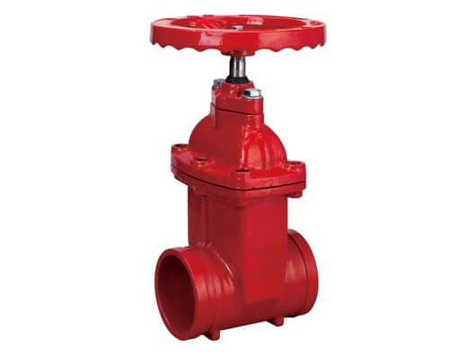 2016 hot sale Grooved signal soft_sealing gate valves
